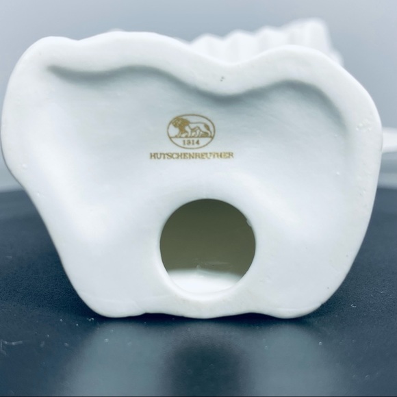 Hutschenreuther White Bisque Porcelain Angel  With Accordion Collectible - Picture 13 of 13